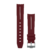 Rich Bordeaux White Accent - Rubber Watch strap for Omega X Swatch Speedmaster MoonSwatch