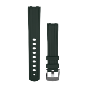 FKM rubber seamaster dark green strap